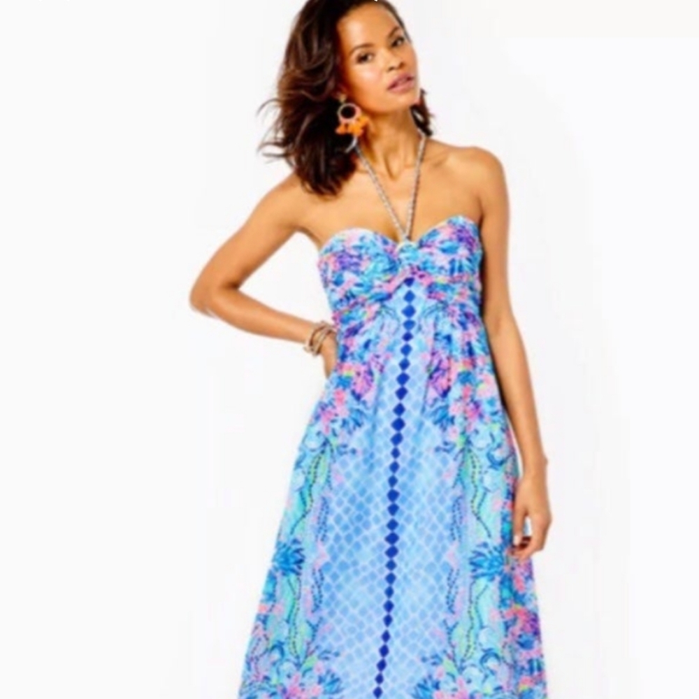 Lilly Pulitzer Hidden Treasure Viv Maxi Dress
